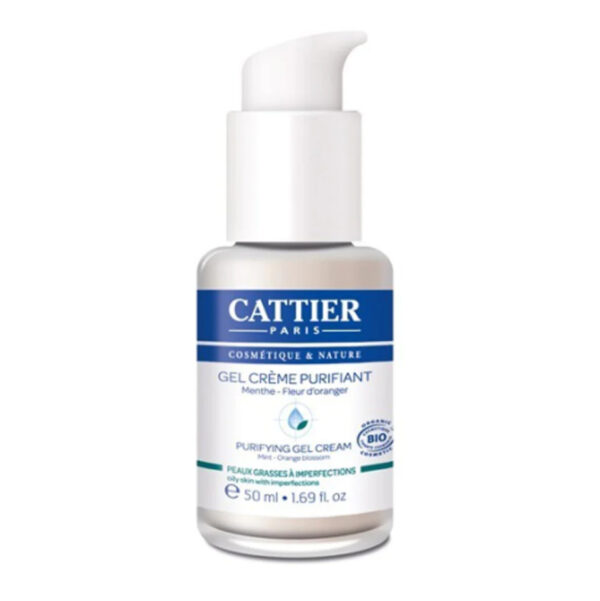 Cattier gel creme Purifiant Menthe 50ml