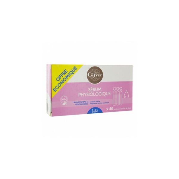 Gifrer serum physiologique bte 40