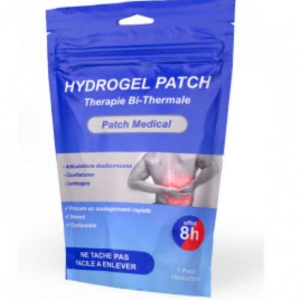 Hydrogel patch Medical Gm 15cm*25cm bte de 5 unite