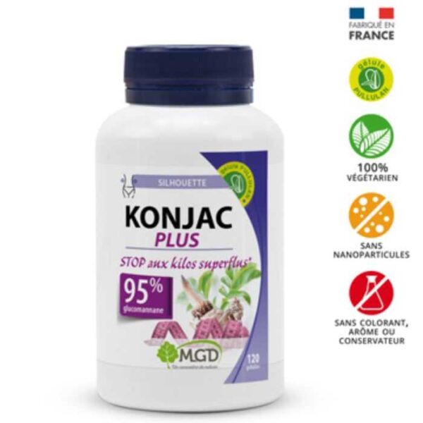Mgd Konjac plus 120 gelules